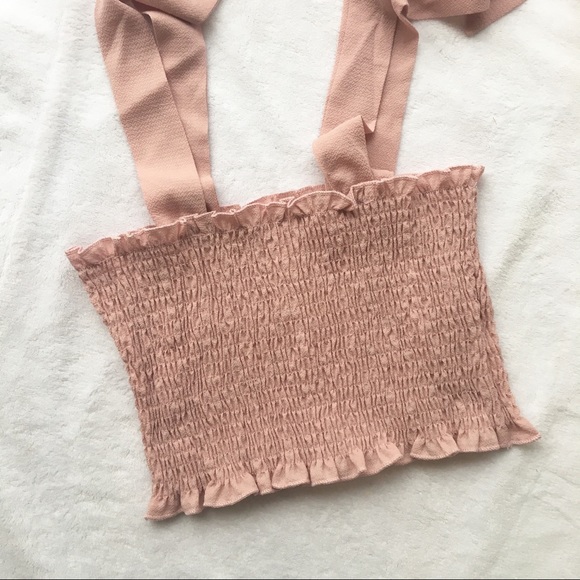 'Julia' Crop Top - Pink - Picture 3 of 4